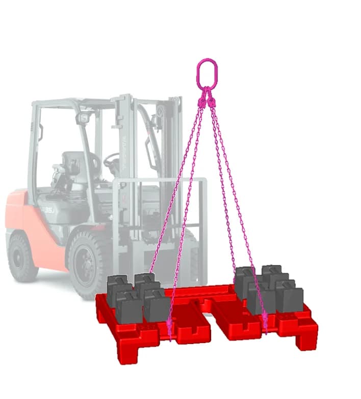 500 KG-os VGP tömegterhelés