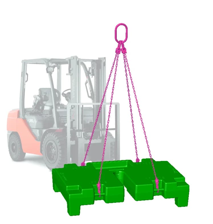 1000 KG VGP tömegterhelés