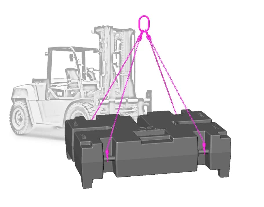 5000 KG VGP tömegterhelés