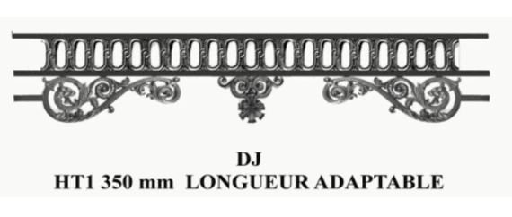 Öntöttvas ablakpárkány — ref DJ